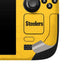 NFL Pittsburgh Steelers - Alternate Distressed Steam Deck Handheld Gaming Computer Skin